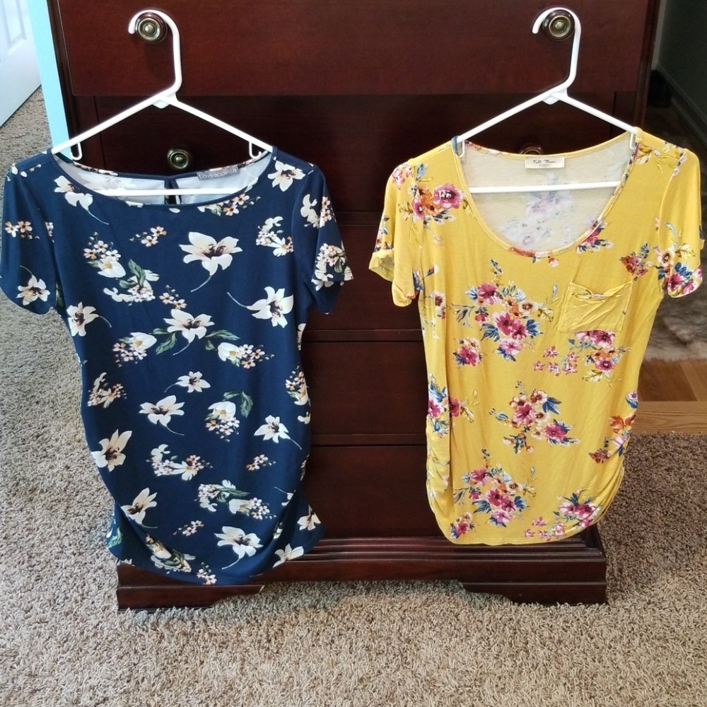 Two Stitchfix maternity tops